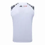 Camiseta Sin Mangas Real Madrid 2025 2026 Blanco Amarillo Negro