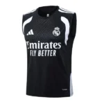 Camiseta Sin Mangas Real Madrid 2026 2027 Negro Blanco