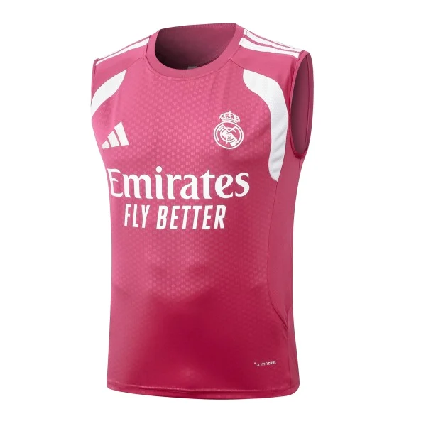 Camiseta Sin Mangas Real Madrid 2026 2027 Rosa Blanco Real Madrid Camiseta 2026 2027 Rosa - Camiseta Real Madrid | tiendasdefutboles