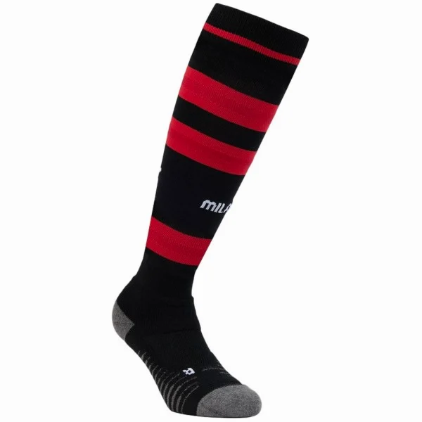 Casa Calcetines Niños AC Milan 2026 2027 Negro AC Milan Niños Calcetines 2026 2027 Casa Negro - AC Milan Niños Barata | tiendasdefutboles