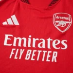 Casa Camiseta Mujer Arsenal 2026 2027 Rojo Blanco