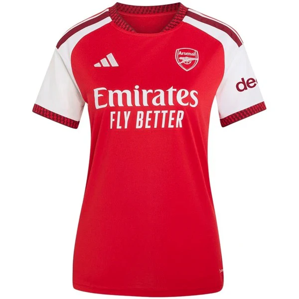 Casa Camiseta Mujer Arsenal 2026 2027 Rojo I Blanco Arsenal Mujer Camiseta 2026 2027 Casa Roja - Camiseta Arsenal Mujer | tiendasdefutboles