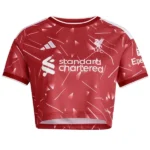 Casa Camiseta Mujer Liverpool 2026 2027 Rojo Blanco