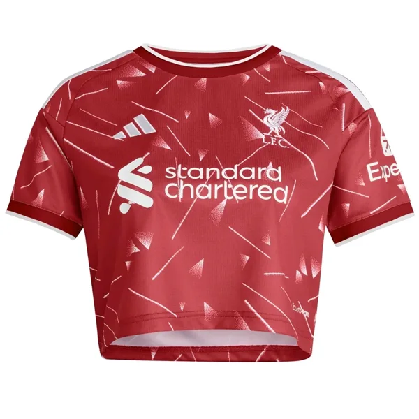 Casa Camiseta Mujer Liverpool 2026 2027 Rojo Blanco Liverpool Mujer Camiseta 2026 2027 Casa Roja - Camiseta Liverpool Mujer | tiendasdefutboles