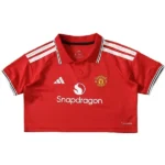 Casa Camiseta Mujer Manchester United 2026 2027 Rojo Blanco