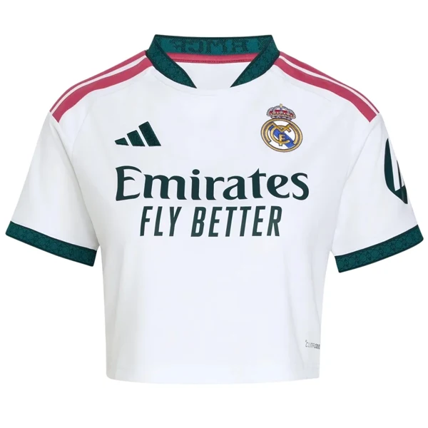 Casa Camiseta Mujer Real Madrid 2026 2027 Blanco Rosa Real Madrid Mujer Camiseta 2026 2027 Casa Blanca - Camiseta Real Madrid Mujer 2026 | tiendasdefutboles