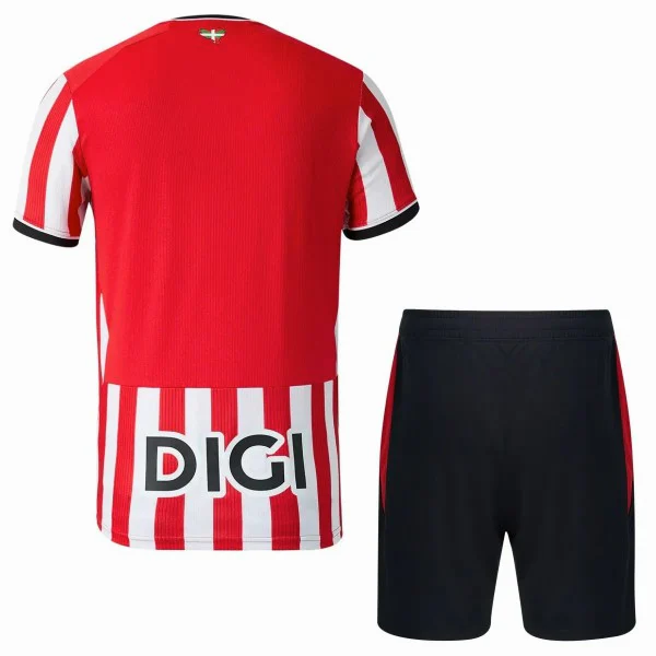 Casa Conjunto De Niños Athletic Bilbao 2026 2027 Rojo Blanco Athletic Bilbao Niños Conjunto 2026 2027 Casa Rojo - Equipacion Athletic Bilbao Niños | tiendasdefutboles