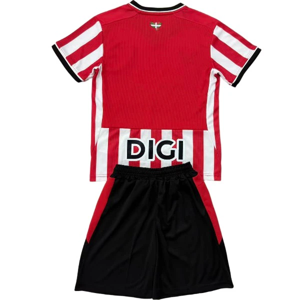 Casa Conjunto De Niños Athletic Bilbao 2026 2027 Rojo Blanco Athletic Bilbao Niños Conjunto 2026 2027 Casa Rojo - Equipacion Athletic Bilbao Niños | tiendasdefutboles