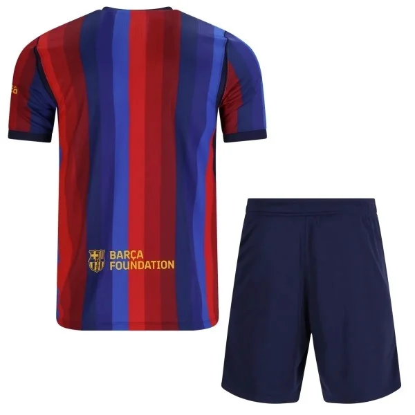 Casa Conjunto De Niños Barcelona 2026 2027 Azul FC Barcelona Niños Conjunto 2026 2027 Casa Azul - Equipacion Fc Barcelona Niños | tiendasdefutboles