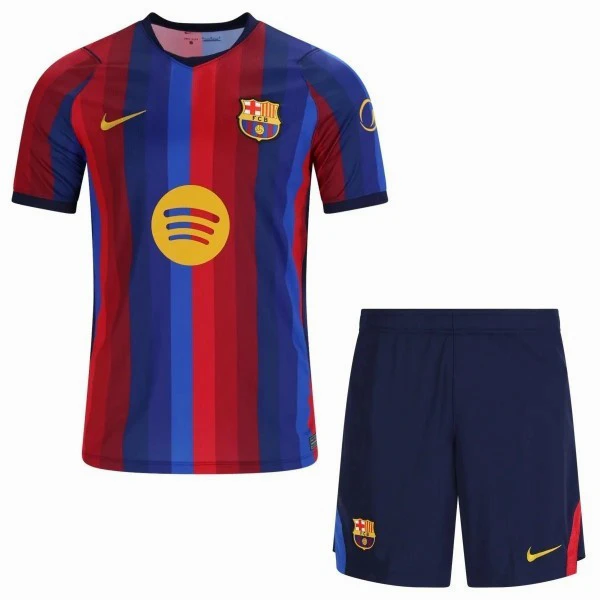 Casa Conjunto De Niños Barcelona 2026 2027 Azul FC Barcelona Niños Conjunto 2026 2027 Casa Azul - Equipacion Fc Barcelona Niños | tiendasdefutboles