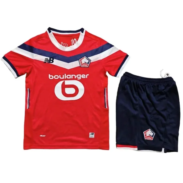 Casa Conjunto De Niños Lille 2026 2027 Rojo Lille OSC Niños Conjunto 2026 2027 Casa Rojo - Lille OSC Niños Barata | tiendasdefutboles