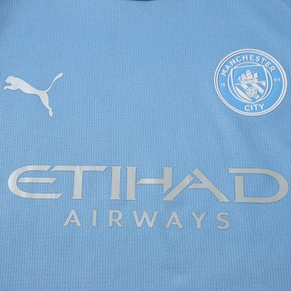 Casa Conjunto De Niños Manchester City 2026 2027 Azul Manchester City Niños Conjunto 2026 2027 Casa Azul - Equipacion Manchester City Niños | tiendasdefutboles