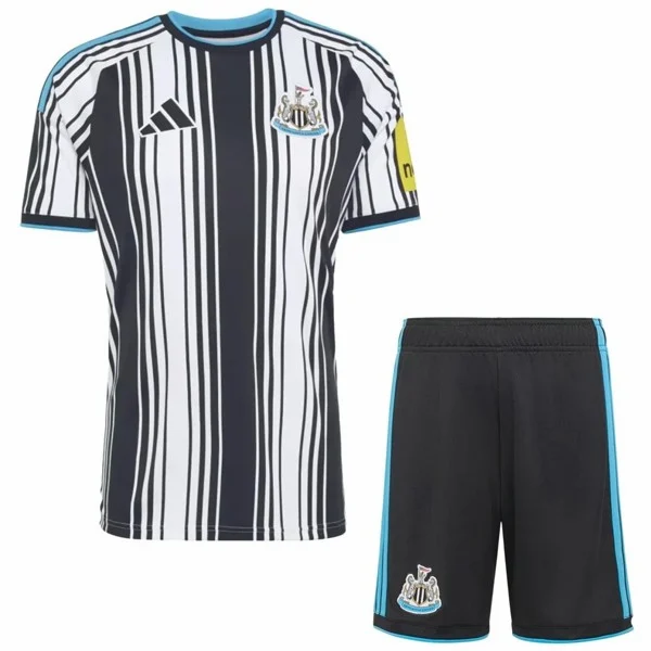 Casa Conjunto De Niños Newcastle United 2026 2027 Negro Newcastle United Niños Conjunto 2026 2027 Casa Negro - Newcastle United Niños Barata | tiendasdefutboles