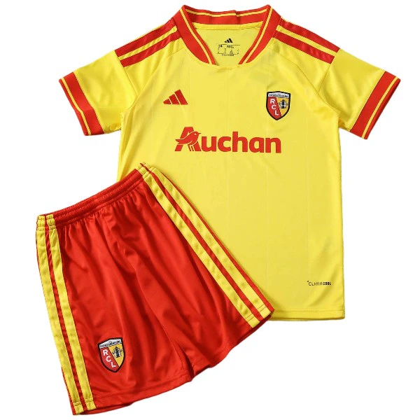 Casa Conjunto De Niños RC Lens 2026 2027 Amarillo RC Lens Niños Conjunto 2026 2027 Casa Amarillo - RC Lens Niños Barata | tiendasdefutboles