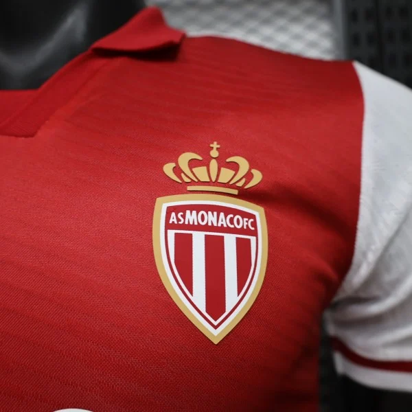 Casa Jugadores Camiseta AS Monaco 2026 2027 Rojo Blanco AS Monaco Camiseta Edición Jugadores 2026 2027 Casa Roja - Camiseta As Monaco | tiendasdefutboles