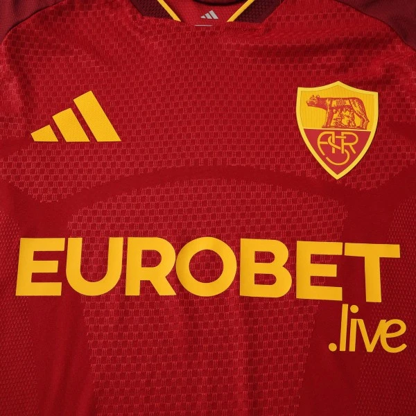 Casa Jugadores Camiseta As Roma 2026 2027 Rojo AS Roma Camiseta Edición Jugadores 2026 2027 Casa Roja - Camiseta As Roma | tiendasdefutboles