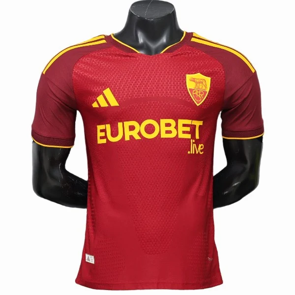 Casa Jugadores Camiseta As Roma 2026 2027 Rojo AS Roma Camiseta Edición Jugadores 2026 2027 Casa Roja - Camiseta As Roma | tiendasdefutboles