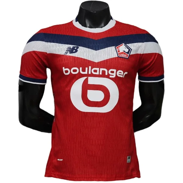 Casa Jugadores Camiseta Lille 2026 2027 Rojo Lille OSC Camiseta Edición Jugadores 2026 2027 Casa Roja | tiendasdefutboles