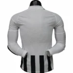 Casa Jugadores Camiseta Manga Larga Juventus 2026 2027 Blanco Negro