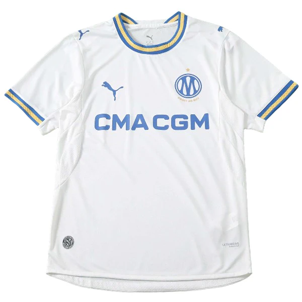 Casa Jugadores Camiseta Marsella 2026 2027 Blanco Marsella Camiseta Edición Jugadores 2026 2027 Casa Blanca - Camiseta Marsella | tiendasdefutboles