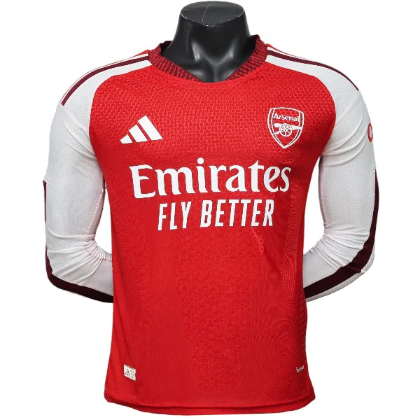 Casa Jugadores Manga Larga Arsenal 2026 2027 Rojo Arsenal Camiseta Edición Jugadores 2026 2027 Casa Roja - Camiseta Arsenal | tiendasdefutboles