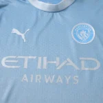 Casa Jugadores Manga Larga Manchester City 2026 2027 Azul