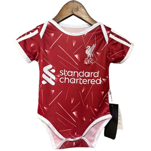 Casa Onesies Niños Liverpool 2026 2027 Rojo Liverpool Niños Camiseta 2026 2027 Casa Roja - Camiseta Liverpool Niños | tiendasdefutboles
