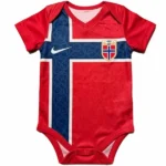 Casa Onesies Niños Noruega 2026 Rojo