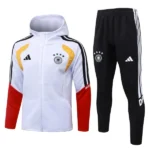 Chaqueta Con Capucha Niños Francia 2026 Blanco Amarillo Negro
