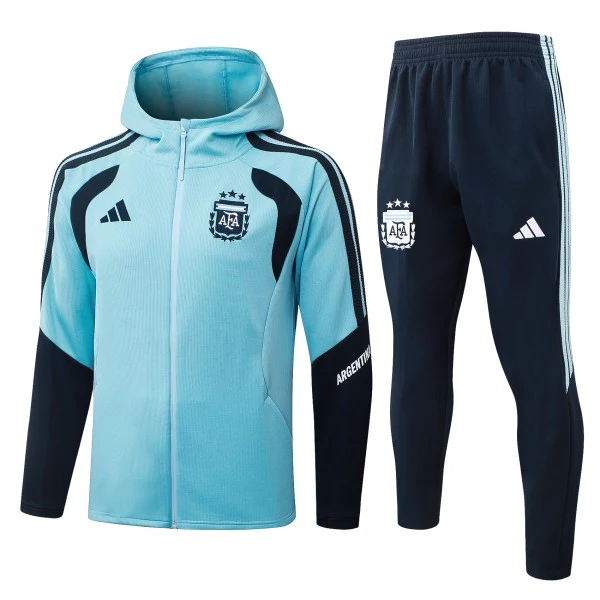 Conjunto Completo Chaqueta Con Capucha Argentina 2026 Azul Argentina Conjunto 2026 Azul - Argentina Barata | tiendasdefutboles
