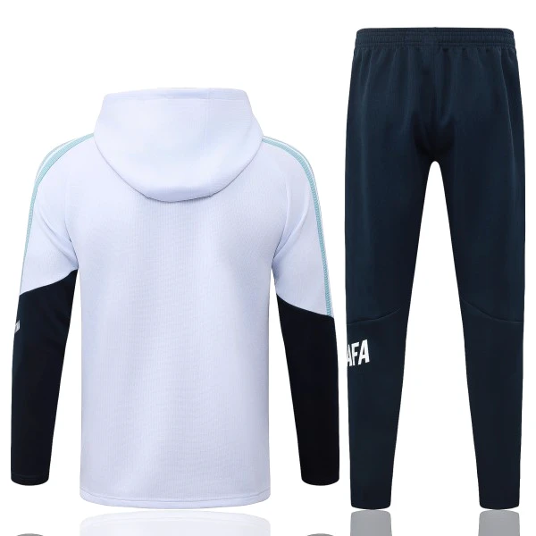 Conjunto Completo Chaqueta Con Capucha Niños Argentina 2026 Blanco Azul Argentina Niños Conjunto 2026 Blanco - Argentina Niños Barata | tiendasdefutboles