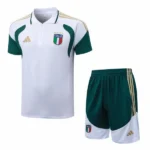 Conjunto Completo Polo Italia 2026 Blanco I Verde
