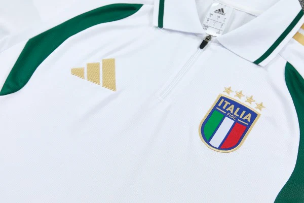 Conjunto Completo Polo Italia 2026 Blanco Verde Italia Conjunto 2026 Blanco - Equipación Italia | tiendasdefutboles