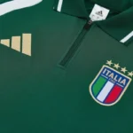 Conjunto Completo Polo Italia 2026 Verde Blanco