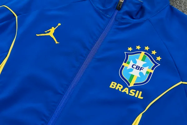 Conjunto Completo Rompevientos Brasil 2026 Azul Amarillo Brasil Conjunto 2026 Azul - Brasil Barata | tiendasdefutboles
