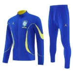 Conjunto Completo Rompevientos Brasil 2026 Azul Amarillo