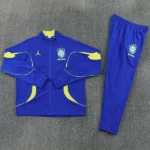 Conjunto Completo Rompevientos Brasil 2026 Azul Amarillo