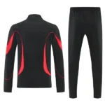 Conjunto Completo Rompevientos Brasil 2026 Negro Rojo