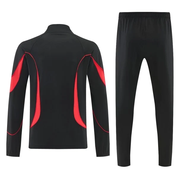 Conjunto Completo Rompevientos Brasil 2026 Negro Rojo Brasil Conjunto 2026 Negro - Brasil Barata | tiendasdefutboles