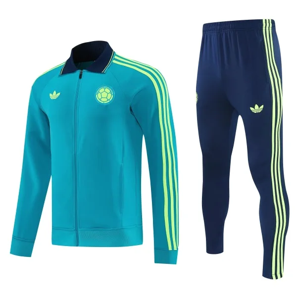 Conjunto Completo Ropa Deportiva Con Cremallera Larga Colombia 2026 Azul Marino Colombia Conjunto 2026 Azul - Colombia Barata | tiendasdefutboles