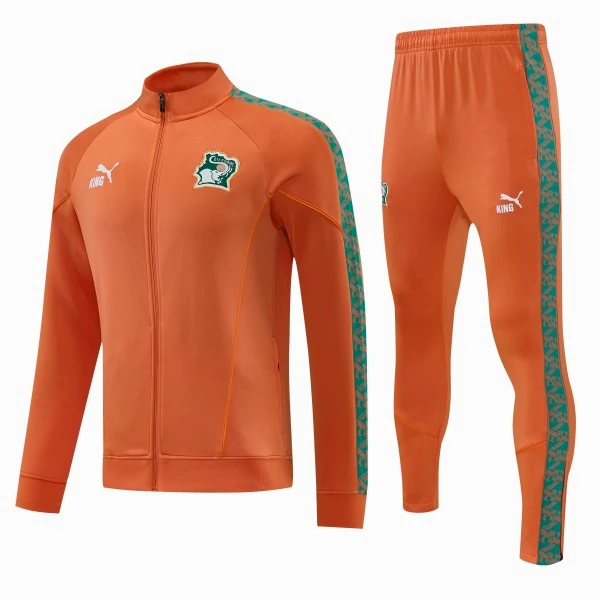Conjunto Completo Ropa Deportiva Con Cremallera Larga Costa De Marfil 2026 Naranja Costa De Marfil Conjunto 2026 Naranja - Costa De Marfil Barata | tiendasdefutboles