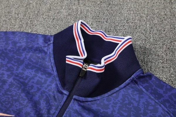 Conjunto Completo Ropa Deportiva Con Cremallera Larga Francia 2026 Azul I Marino Francia Conjunto 2026 Azul - Francia Barata | tiendasdefutboles