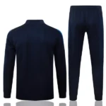 Conjunto Completo Ropa Deportiva Con Cremallera Larga Francia 2026 Azul II Marino