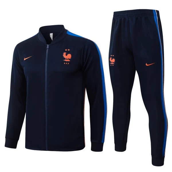 Conjunto Completo Ropa Deportiva Con Cremallera Larga Francia 2026 Azul II Marino Francia Conjunto 2026 Azul - Francia Barata | tiendasdefutboles