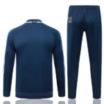 Conjunto Completo Ropa Deportiva Con Cremallera Larga Italia 2026 Azul Marino