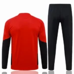 Conjunto Completo Ropa Deportiva Con Cremallera Larga Niños Arsenal 2026 2027 Rojo Blanco Negro