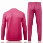 Conjunto Completo Ropa Deportiva Con Cremallera Larga Real Madrid 2026 2027 Rosa Blanco