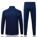 Conjunto Completo Ropa Deportiva Con Cremallera Larga Real Madrid 2026 2027 Azul Marino Amarillo