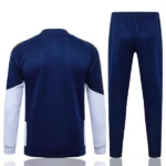 Conjunto Completo Ropa Deportiva Con Cremallera Larga Real Madrid 2026 2027 Azul Marino Blanco