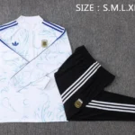 Conjunto Completo Sudadera Entrenamiento Argentina 2026 Blanco I Azul Negro